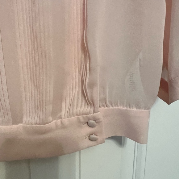 New without Tags French connection boat neck blouse Pink US 8 - Picture 4 of 6